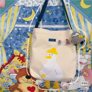 เกาหลี INS สไตล์อเนกประสงค์กระเป๋าสะพายไหล่เดี่ยววิทยาลัยสาวเก๋ผ้าใบกระเป๋าน่ารักนุ่มน้องกระเป๋าสะพายข้างสําหรับผู้หญิง