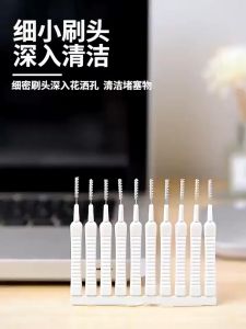 Combo 10 cọ bàn chải mini vệ sinh làm sạch lỗ loa lỗ cắm tai nghe chân sạc điện thoại vòi hoa sen laptop bàn phím khe kẽ