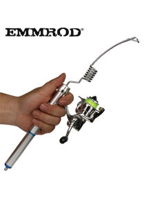 Emmrod Mini-Portable Metal Ultra Short Fishing Rod Ice Fishing Rod Bridge Fishing Raft Fishing Rod Boat Fishing Spring Rod Iz Suit