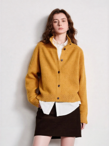 Toyouth | Áo Sweater Len Đan Màu Sơ Mi Phong Cách Thể Thao Nhẹ 1 Cái