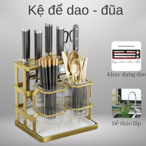 Kệ cài dao thớt đựng đũa muỗng đa năng cao cấp không gỉ thế hệ mới 2024 Ống Đựng Đũa Thông Minh Kệ Đựng Dụng Cụ Nhà Bếp Cao Cấp Kệ Đựng Muỗng An Toàn Chất Liệu Nhựa Pp Và Thép - Lazada