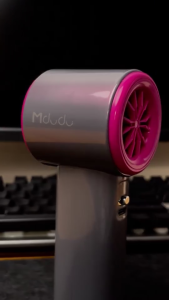 พัดลมพกพาความเร็วสูง Mdudu GFS001 กินไฟน้อย ทำงานเงียบ พร้อมจอแสดงผล LED สำหรับปรับความเร็วได้