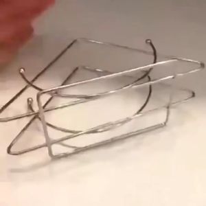 Stainless Steel Paper Towel Holder Multipurpose Square Tissue Holder Kitchen Table Tissue Storage Holder Tissue Holders