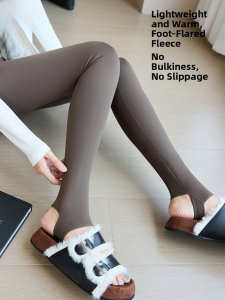 MiiOW | Womens Sharkskin Pants Thickened Fleece Tight Warm Base Layer Trousers Autumn Winter Belly Slimming Long Leggings MiiOW