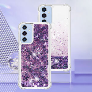 Glitter Liquid Quicksand Phone Case For Samsung Galaxy A06 A16 A26 A36 A56 A15 A35 A55 A14 A24 A34 A54 A13 A33 A53 A73 A52 Cover