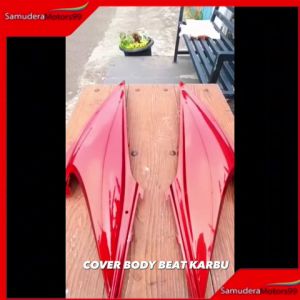 Cover Body Bodi Samping Belakang BEAT Karbu Lama 2008-2012 Merah
