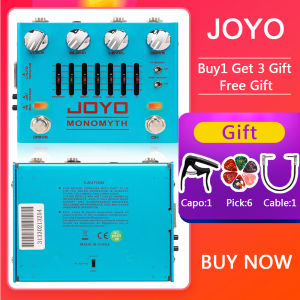 JOYO | JOYO R-26 Monomyth Bass Preamp Electric Effect Pedal 6-band Graphic EQ Control Real Amplifier Tone Simulation Guitar Bass Pedals