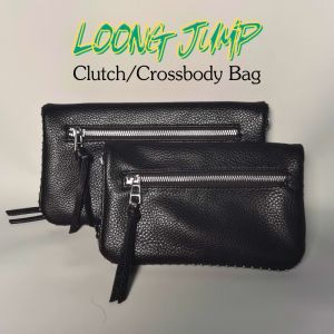 ‌[Heritage Lux]Foldable Crossbody & Shoulder Bags Tas Nano Rock 2in1 - Tas Kurir Terlipat & Selempang PU Lipat LOONGJUMP 2338/41