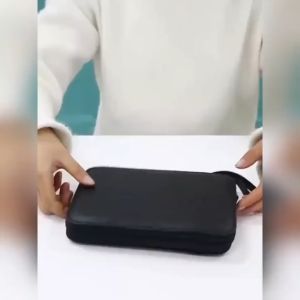 MLADEN 97pcs Sewing Box Kits Portable DIY Multi-function Line Needle Scissors Pins Ruler Accessories Kit for Hand Quilting