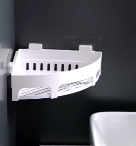 Kệ Nhựa Cao Cấp Tam Giac C33 Dán Góc Tường Đựng Đồ Tiện Dụng Mẫu Mới TTNTC33