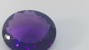 Natural Uruguay Purple Amethyst 20.19 Cts. Oval Cut Eye Clean Grade Loose Gemstone