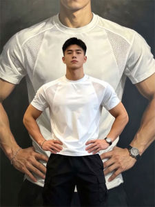 LIUBU | White Breathable Quick-dry Mens T-shirt