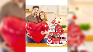 Heart Shaped Foil Balloon 36 Inch Red Valentines Day & Anniversary Party Decoration Burst for Weddings and Special Celebrations