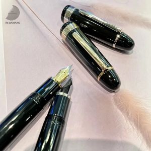 Bút Máy Cao Cấp JD 129 Bằng Kim Loại Ngòi Iridium Kèm Bộ Chuyển Mực Kẹp Vàng Bạc Cao Cấp Dụng Cụ Viết Thư Pháp Quà Lưu Niệm