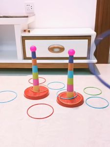 โยนเกมวงกลมเด็ก Ferrule ซ้อนของเล่นสนุกในร่มกลางแจ้งผู้ปกครอง-เด็ก Interactive วงกลมชั้น Early Education เด็กของขวัญ