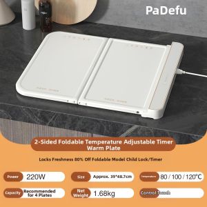 PADEFU | Warming Plate Warmer Heating Tray Foldable Table Mat