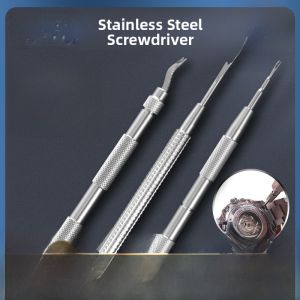 High End Watch Repair Ear Wrench Stainless Steel Watchband Adjuster Link Chain Tool for Clock Making And Band Replacement