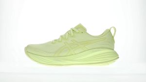 ASICS Women GEL-CUMULUS 27 LITE-SHOW Running Shoes in Lite-Show/Huddle Yellow