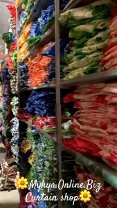 glamour curtain  matchy matchy curtain fuschia pink/butterfly design curtain