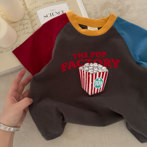 Unlimited X Pure Cotton Boys Short-Sleeved Cartoon T-shirt: Essential Summer Clothing