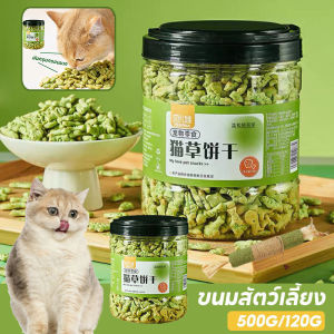 【Clitomk】ผงแคทนิป มินิคุกกี้ ขนมสัตว์เลี้ยง รูปร่างปลาขนาดเล็ก หญ้าแมวฟรีซดราย 500g ช่วยสำรอกก้อนขน