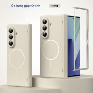 LS | Ốp Lưng Từ Tính Magsafe Kèm Miếng Bảo Vệ Màn Hình Cho Dòng Samsung Galaxy Z Fold/Flip - Bảo Vệ Bản Lề Phủ Toàn Diện Chống Trầy Xước Vỏ PC Bền Bỉ
