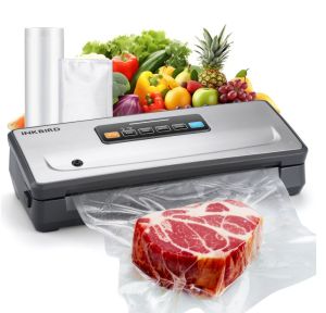 INKBIRD INK-VS06 Cordless Rechargeable Vacuum Sealer Machine 5 Modes Dry Moist Pulse Canister Mode -80kPa Food Vacuum Sealing
