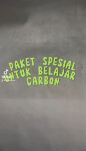 Paket Lengkap Spesial Untuk Pemula Belajar Carbon Warna Warni / Carbon Forged