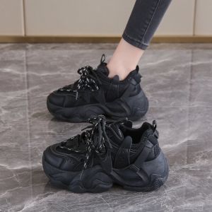 Womens Shoes for a Long Time Do Not Feel Tired Feet Soft Bottom 2024 New Arrival Autumn Work Dad Shoes Women Easiest for Match Sports Black Shoes