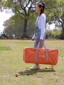 BBQ grill Outdoor Stainless Steel Charcoal Grill Barbecue Tool Portable Free Installation Handle Folding BBQ Cooking Grid Park