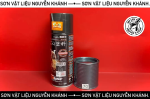 ⚡ [MÀU MỚI] SƠN XỊT SAMURAI KUROBUSHI – MÀU 70 XÁM NHẠT (400ML) ⚡  ✨ Sơn xe cao cấp – Lớp phủ bóng mịn – Bám chắc bền đẹp! ✨