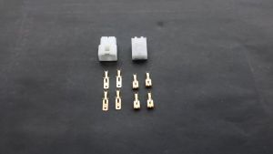 Socket + Skun Motor Mobil 4 PIN Besar - Soket Sambungan Kabel Male Female