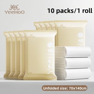 YeeHoO KIDS | Disposable Thick Baby Bath Towel