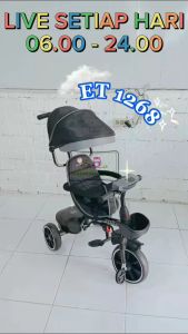 Sepeda Anak Roda 3 Tiga Tricycle Exotic ET 1268 Musik Kursi putar Mainan Edukatif Anak 9-3 Tahun Variasi Warna Sepeda Anak - Lazada