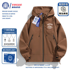 Vague Joint Name Black Warrior Shell Jacket Mens and Womens Autumn and Winter Three-in-One Outdoor Mountaineering Clothing Windproof Waterproof Jacket