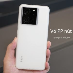 Hàng Mới Về Siêu Mỏng PP Di Động Ốp Lưng Điện Thoại Redmi K60 Pro Full Cover Nút Xuyên Thấu Bảo Vệ Chống Rơi Có Thể Tùy Chỉnh K60 Ultra