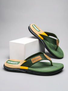 Casual Mens Flip Flops Anti-Slip Wear-Resistant Beach Sandals Trendy Breathable Thick Bottom EVA Slippers for Youth Daily Wear