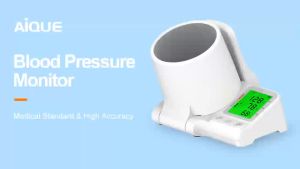 Máy đo huyết áp và nhịp tim tự động - Model Aique S603 - Màn hình LCD hiển thị chính xác lưu trữ thông minh
