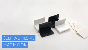 PSD - Self Adhesive Door Wall Baseball Cap Hat Holder Storage Rack Baseball Caps Hanging Hooks - 10pcs