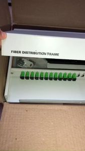 ODF 12Fo indoor sắt chuẩn SC LC / APC - UPC ( single mode simplex Full phụ kiện)