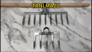 Alat berkebun tugas berat taman RAKE CAKAR keluli tahan karat/Cakar rumput/GARDEN Rake