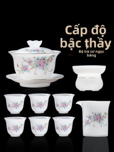 XIANGYE | Bộ Trà Sứ Như Ngọc