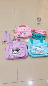 Tas Selempang Anak Perempuan Sanrio Import Tas Bahu Anak Karakter Kuromi Cinnamoroll My Melody