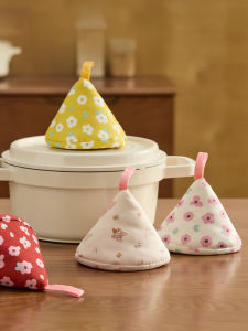 Milifengwù Enamel Pot Handle Covers Cotton Fabric Anti-Scalding Ear Protectors Creative Heat Insulation Kitchen Tools
