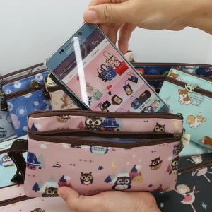 Uma hana Cosmetic Bag Women Pouch Bag Dompet Travel Make Up Cosmetic Purse 長零加拉