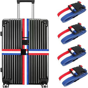 Dây Đai Hành Lý Hạng Nặng Có Thể Điều Chỉnh Với Khóa Tháo Nhanh Dây Đai Nylon Cho Vali Phụ Kiện Đóng Túi Du Lịch