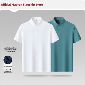 MiiOW | Mens High Quality Business Polo Shirt Short Sleeve