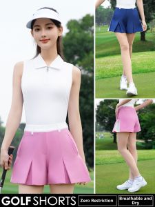 PGM GOLF | Womens Clothing Set Sleeveless Vest Shorts T-Shirt
