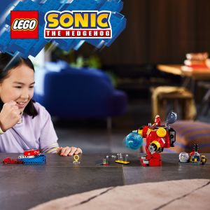 LEGO Sonic the Hedgehog 76993 Sonic vs. Dr. Eggman’s Death Egg Robot (615 Pieces) Mainan Balok (8 Tahun+)
