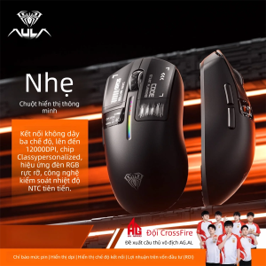 AULA | Chuột Không Dây Chơi Game E-Sports 3 Chế Độ Kết Nối Tần Suất Báo Cáo 1200HZ